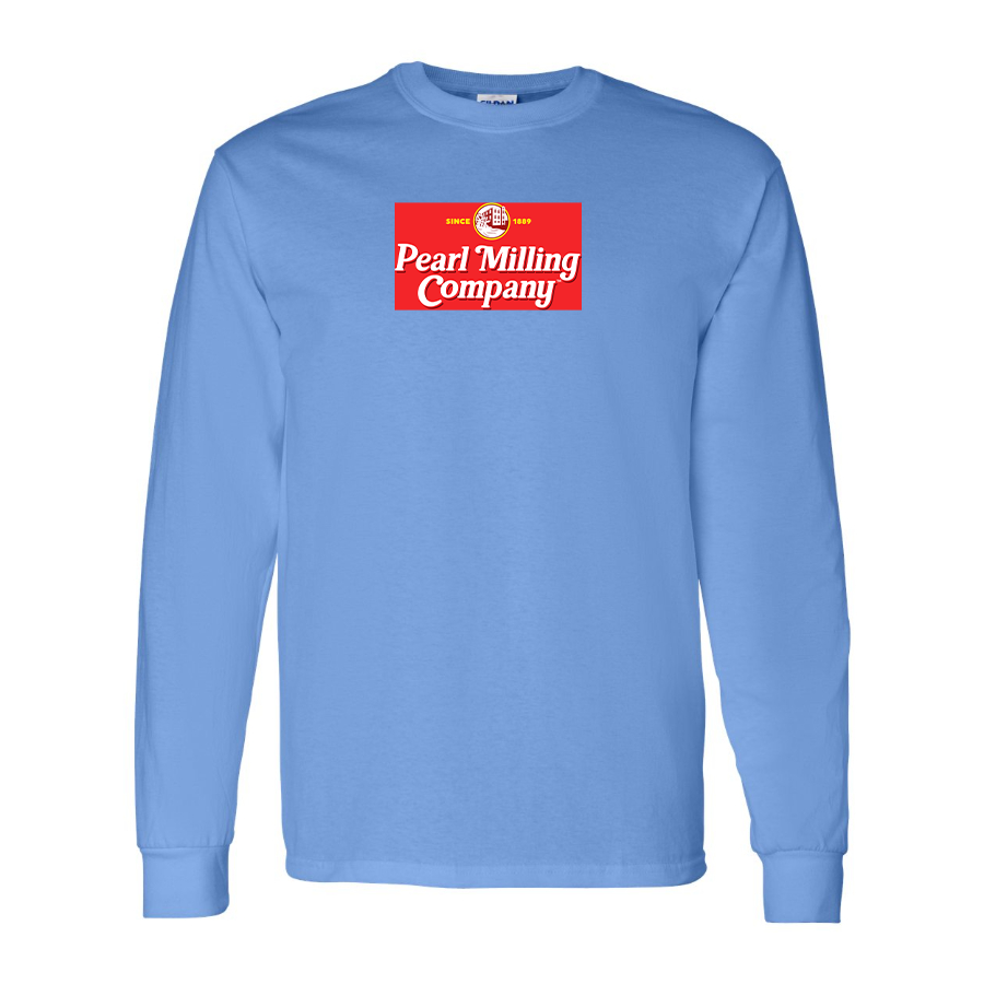 Men's Aunt Jemima Logo Cotton Long Sleeve T-Shirt
