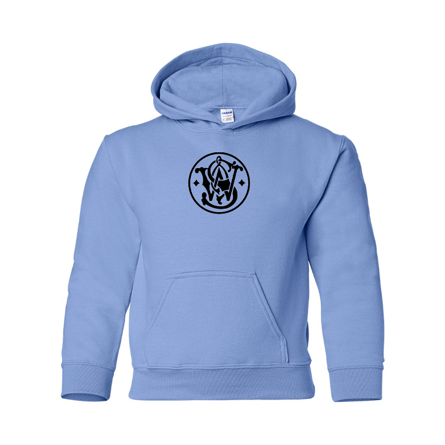 Youth Smith and Wesson Symbol Logo  Pullover Hoodie