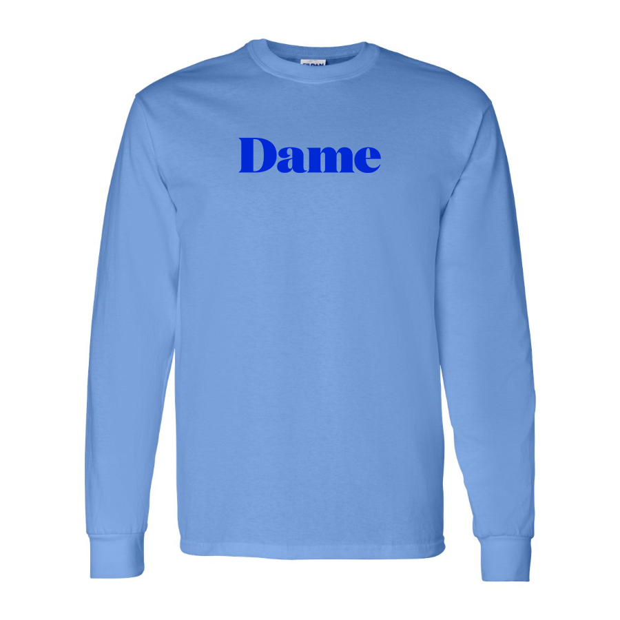 Men's Dame Products  Logo Cotton Long Sleeve T-Shirt