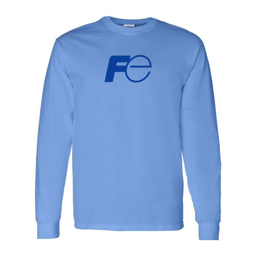 Men's Fuji-Electric Logo Cotton Long Sleeve T-Shirt
