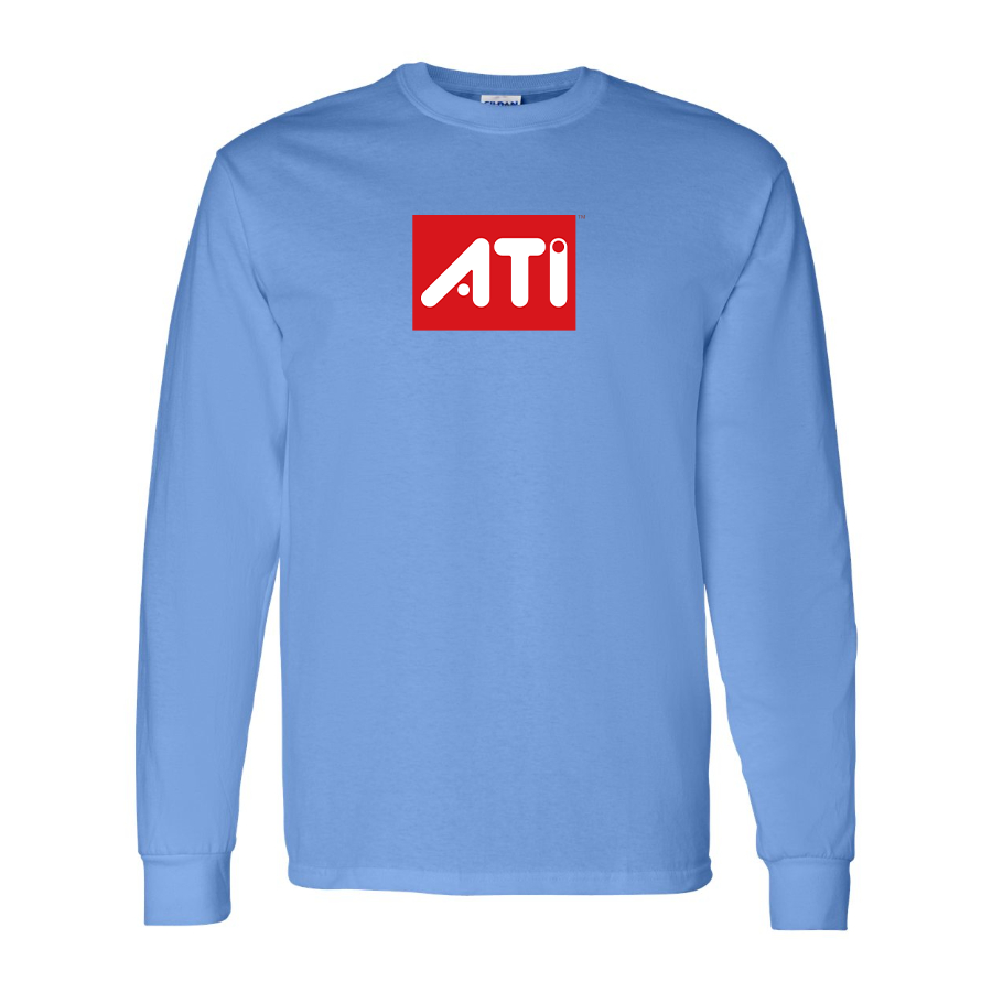 Men's ATI Logo Cotton Long Sleeve T-Shirt