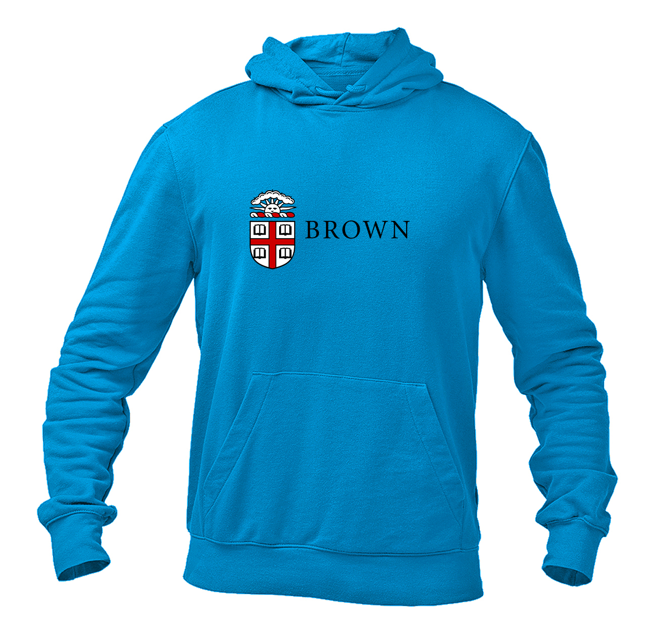 Men's Brown University Heavy Blend Hooded Sweatshirt