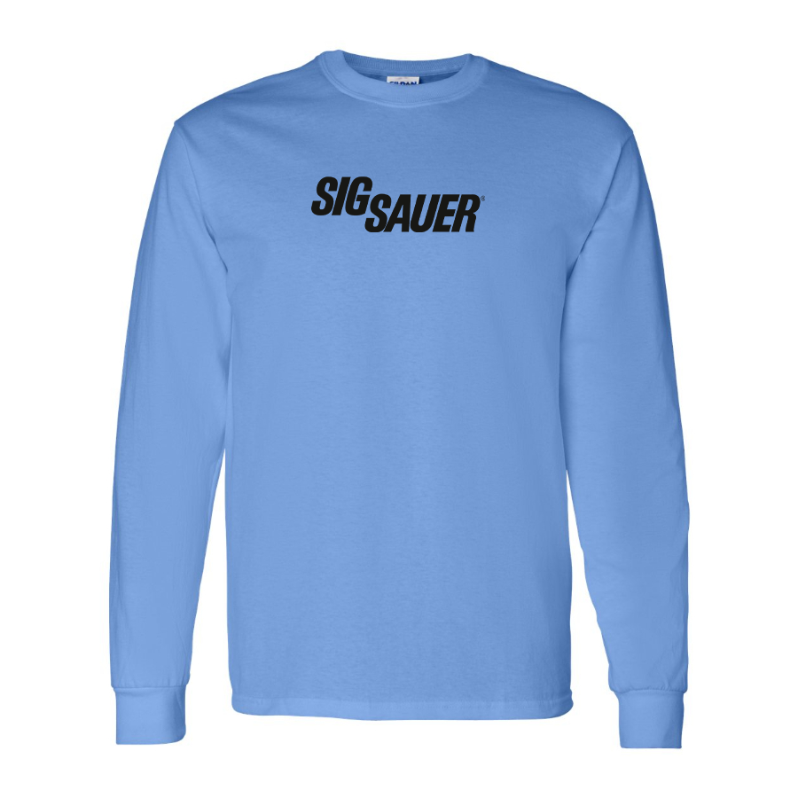 Men's Sig Sauer Logo Cotton Long Sleeve T-Shirt