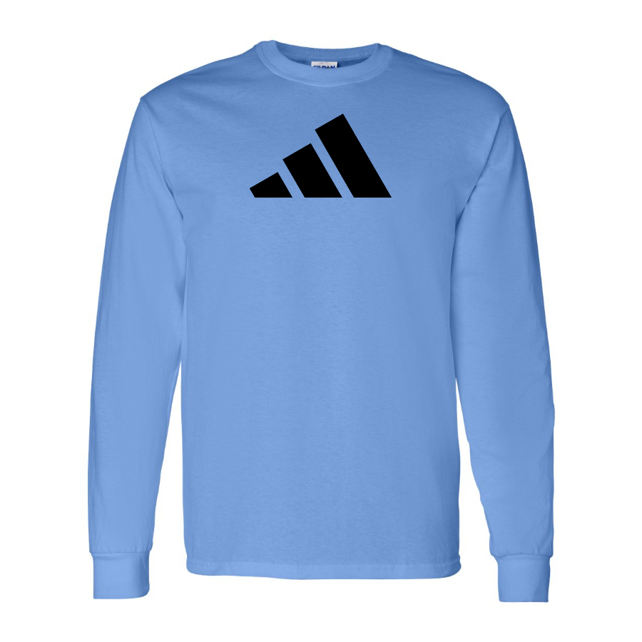 Men's Adidas Logo Cotton Long Sleeve T-Shirt