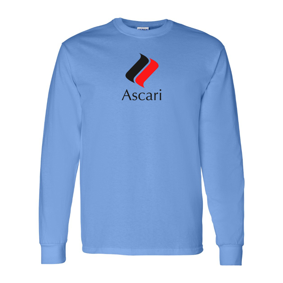 Men's Ascari Logo Cotton Long Sleeve T-Shirt