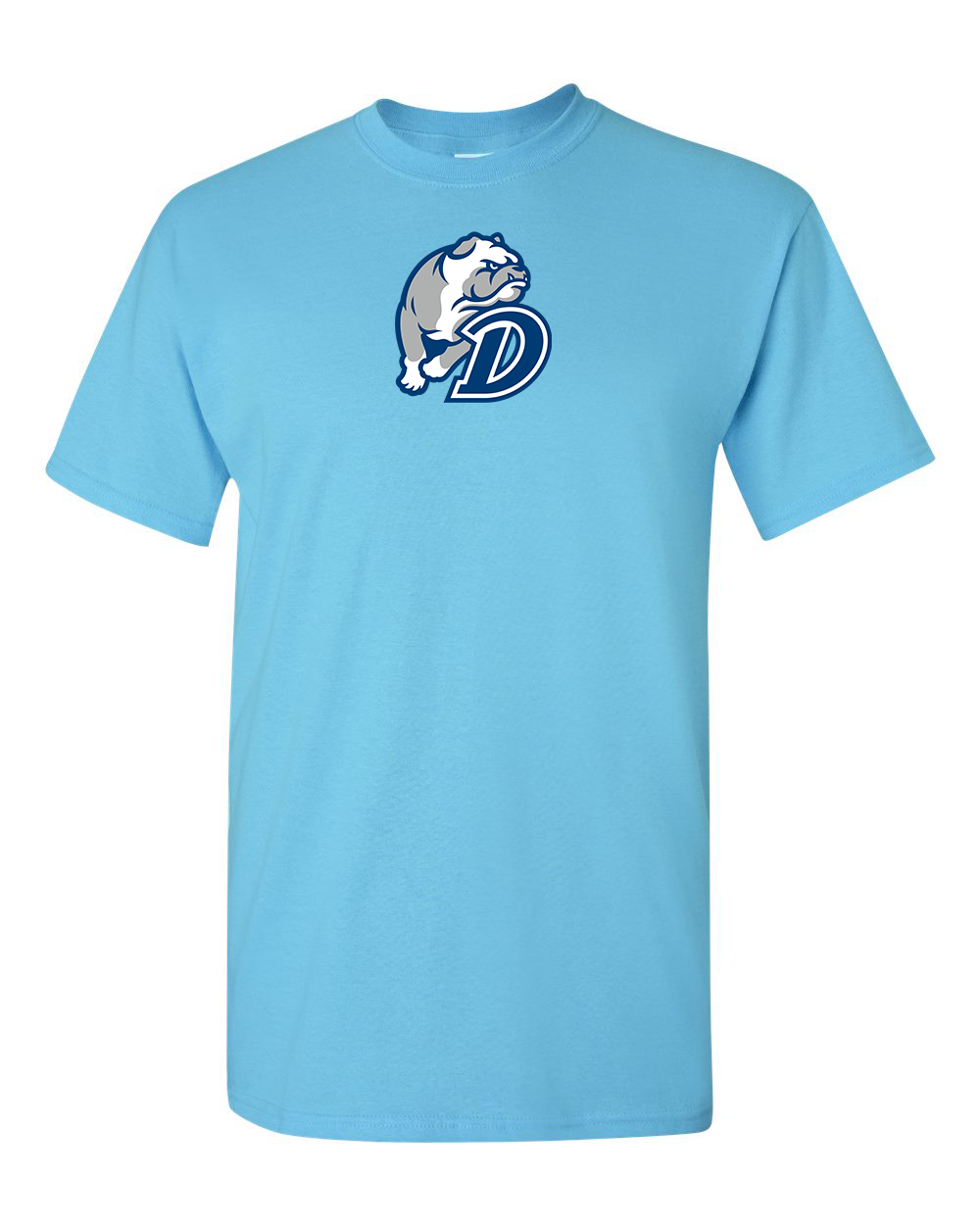 Men's Drake Bulldogs Gildan Heavy Cotton T-Shirt