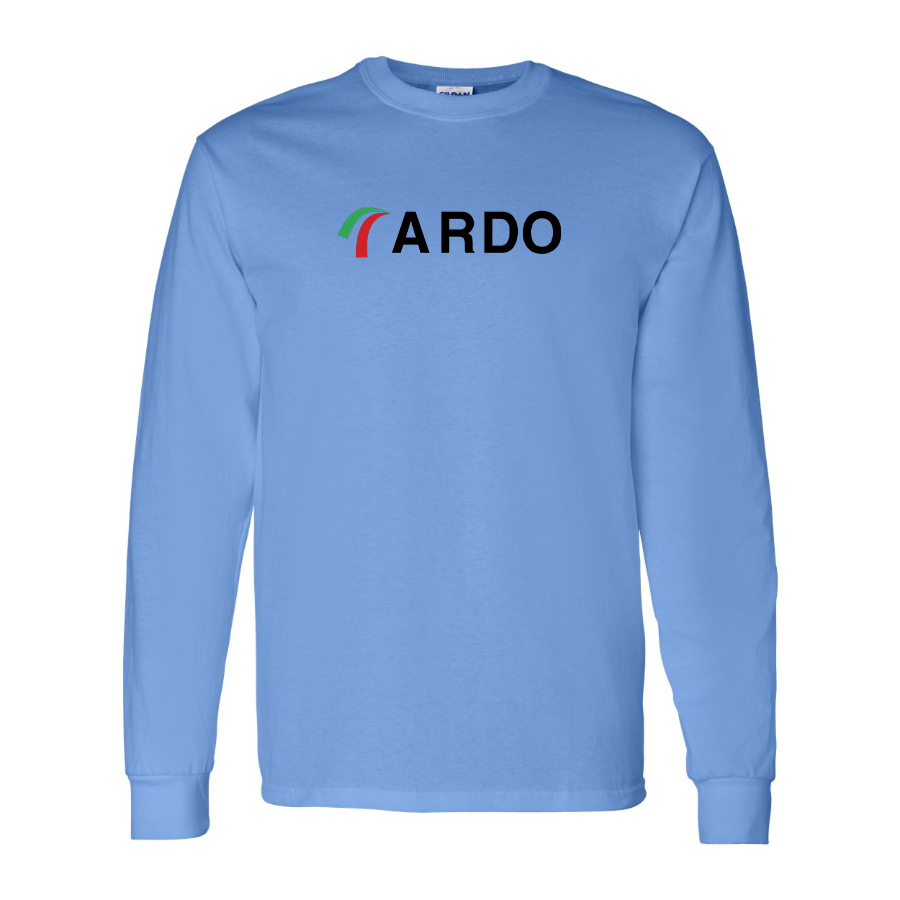 Men's Ardo Logo Cotton Long Sleeve T-Shirt