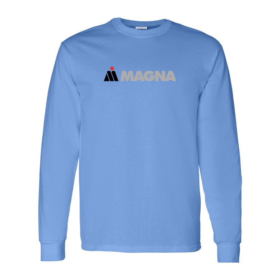 Men's Magna Steyr Logo Cotton Long Sleeve T-Shirt
