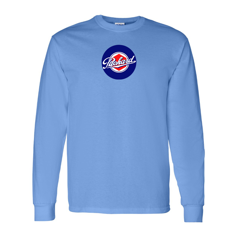 Men's Packard Logo Cotton Long Sleeve T-Shirt