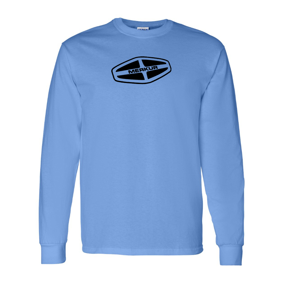 Men's Merkur Logo Cotton Long Sleeve T-Shirt