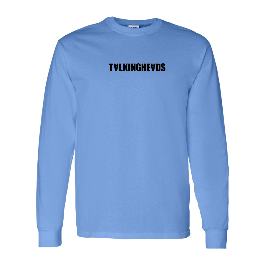Men's Talking Heads  Logo Cotton Long Sleeve T-Shirt