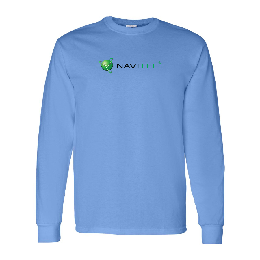 Men's Navitel Logo Cotton Long Sleeve T-Shirt