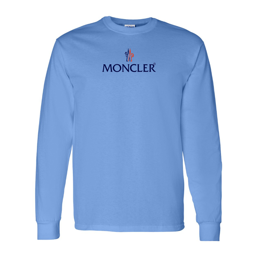 Men's Moncler Logo Cotton Long Sleeve T-Shirt