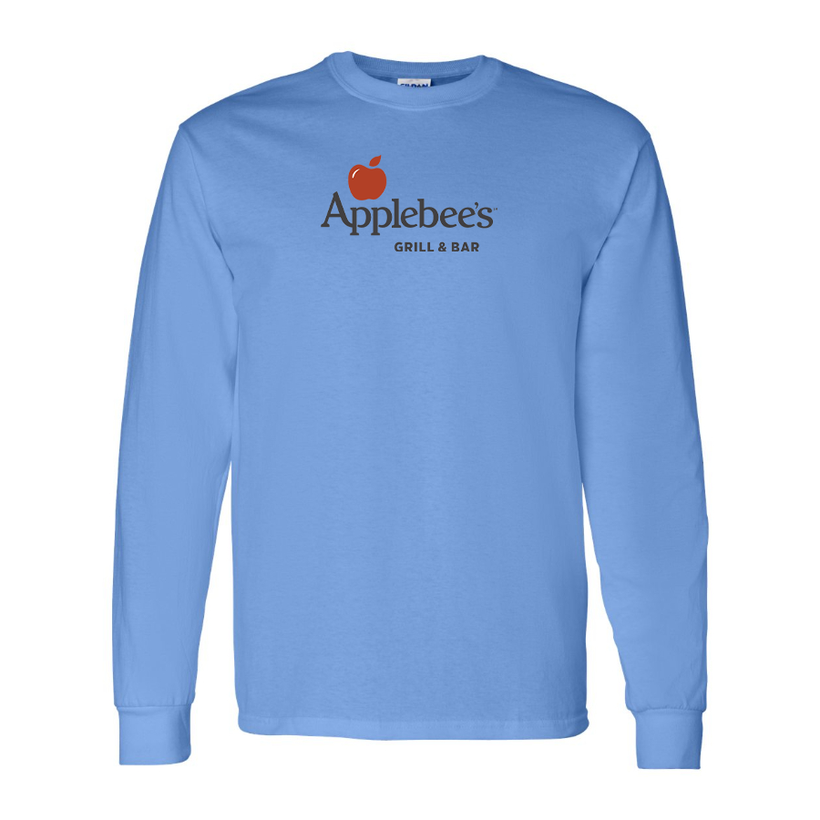 Men's Applebees Logo Cotton Long Sleeve T-Shirt