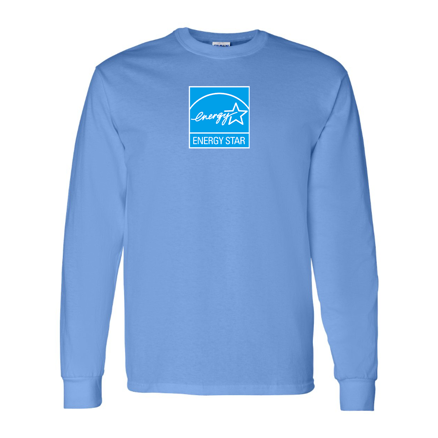 Men's Energy Star Logo Cotton Long Sleeve T-Shirt