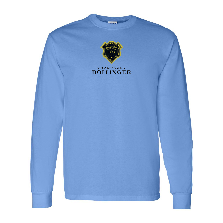 Men's Bollinger Logo Cotton Long Sleeve T-Shirt