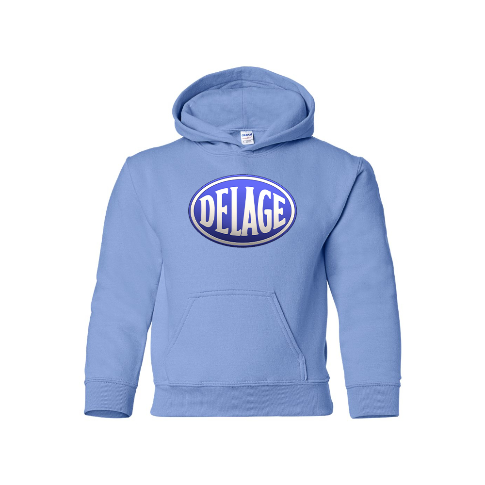 Youth Delage Logo  Pullover Hoodie