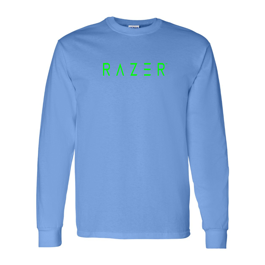 Men's Raze Logo Cotton Long Sleeve T-Shirt