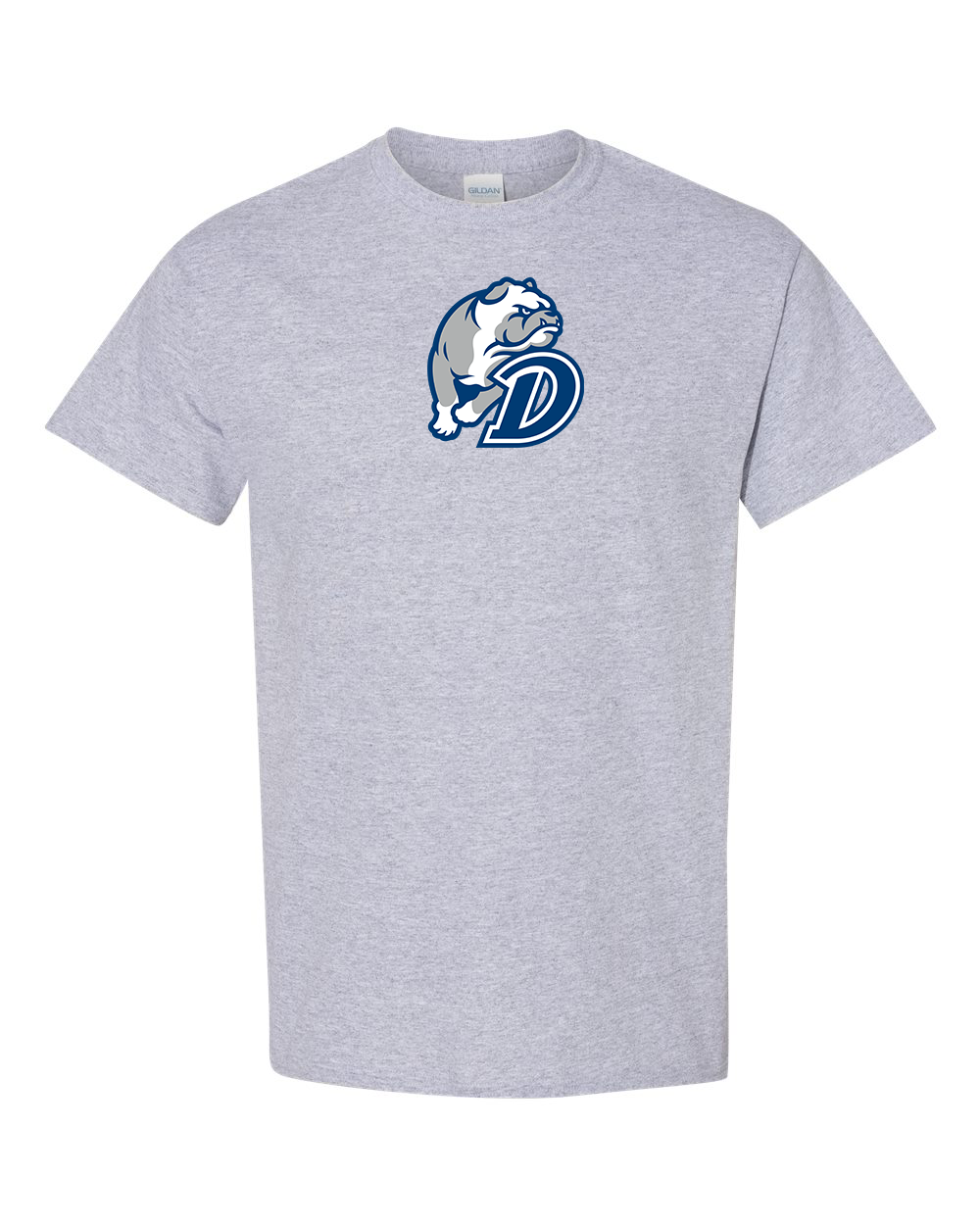 Men's Drake Bulldogs Gildan Heavy Cotton T-Shirt