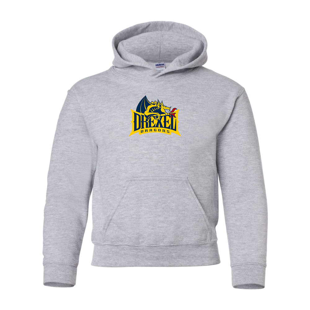 Youth  Drexel Dragons  Gildan Heavy Blend  Hooded Sweatshirt