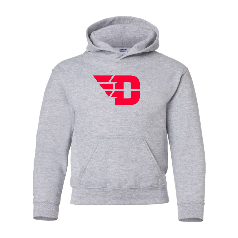 Youth  Dayton Flyers Gildan Heavy Blend  Hooded Sweatshirt