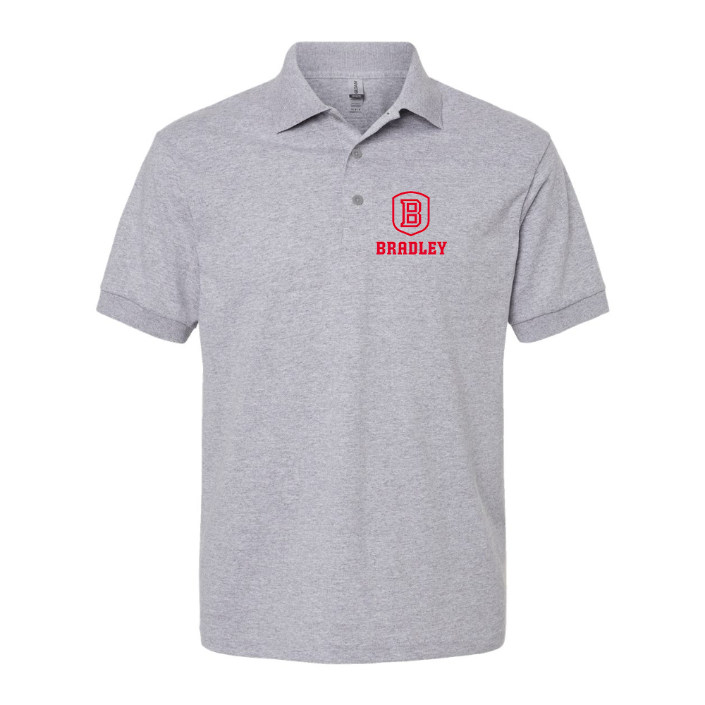 Men's Bradley Braves Dry Blend Jersey Polo