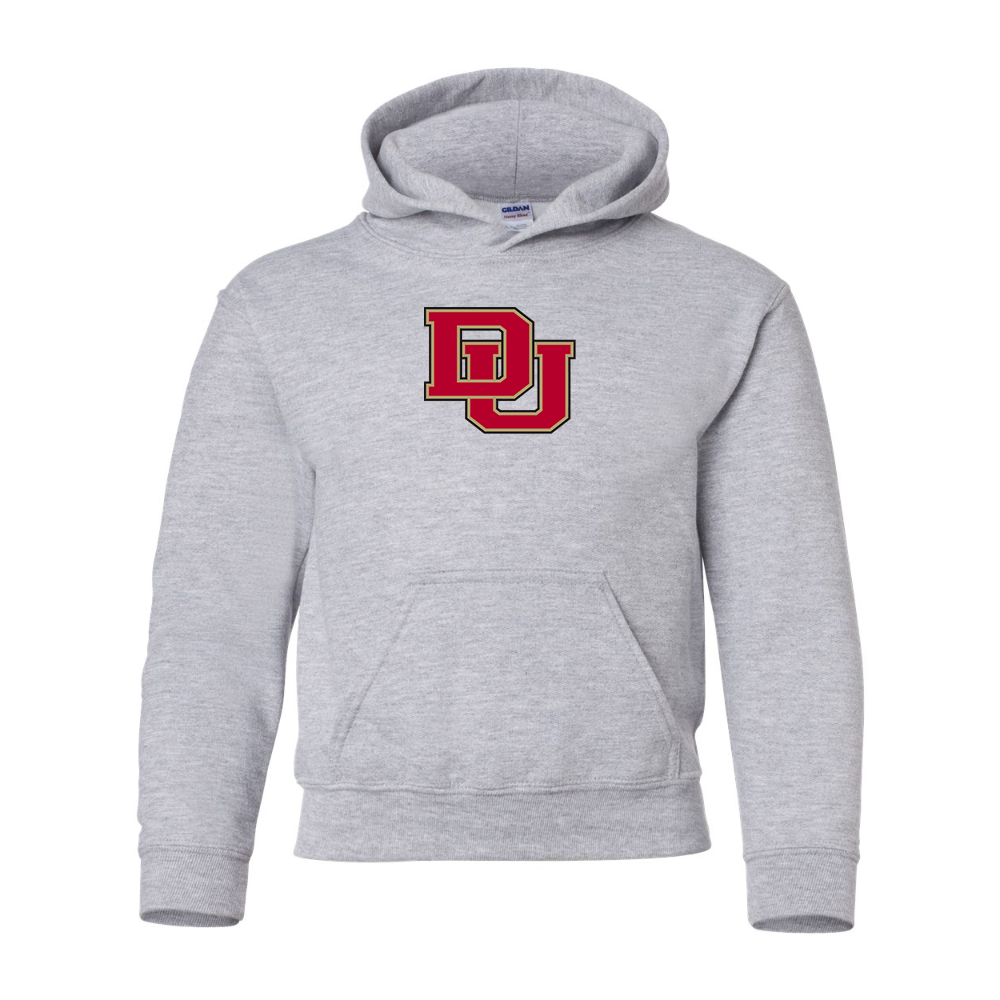 Youth Denver Pioneers  Gildan Heavy Blend  Hooded Sweatshirt