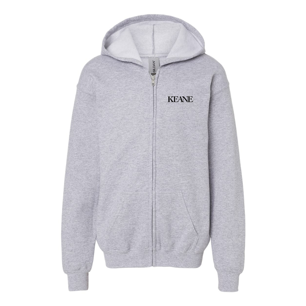 Youth Keane Gildan Heavy Blend Full Zip Hooded Sweatshirt