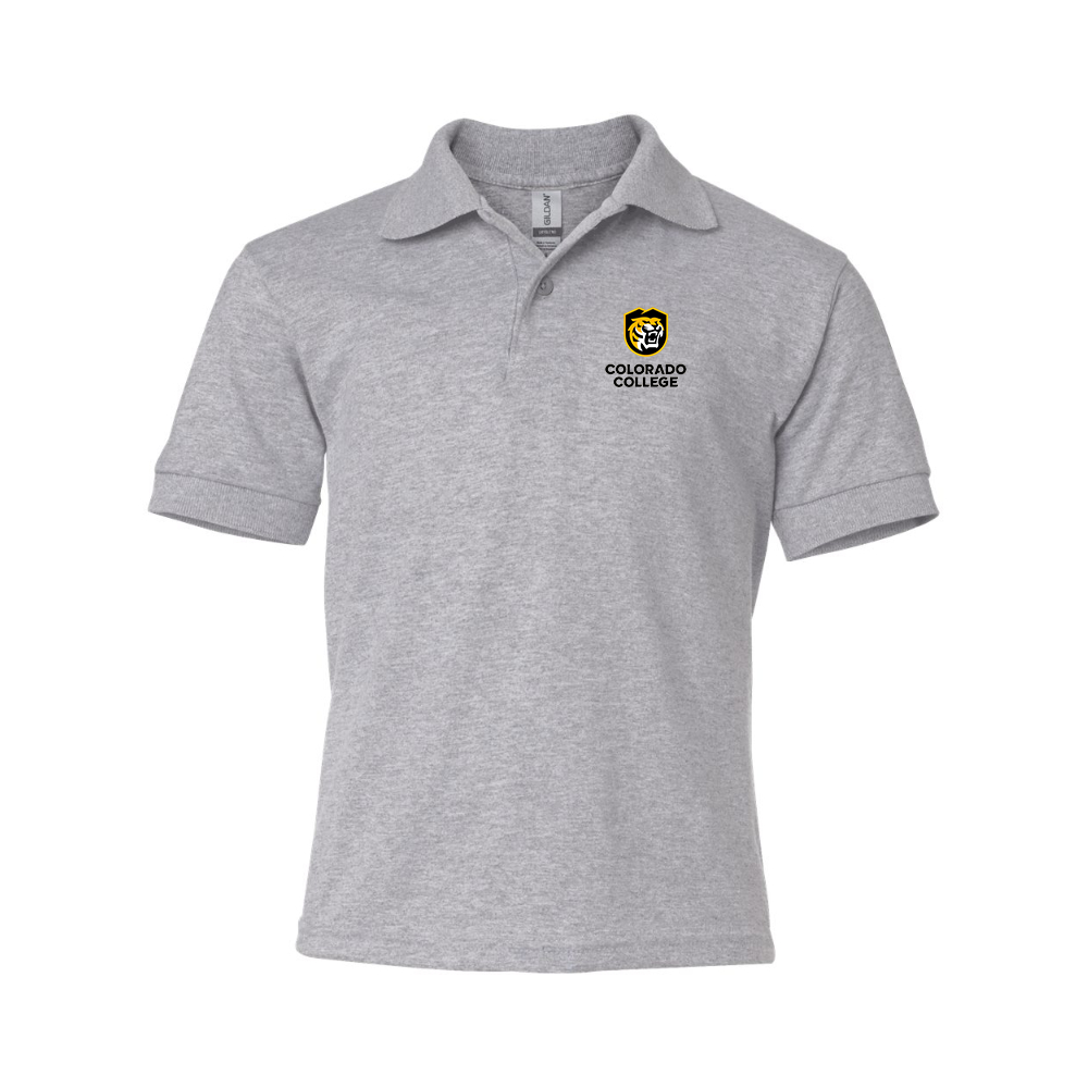 Youth Colorado College Tigers  Gildan Dry Blend Jersey Polo