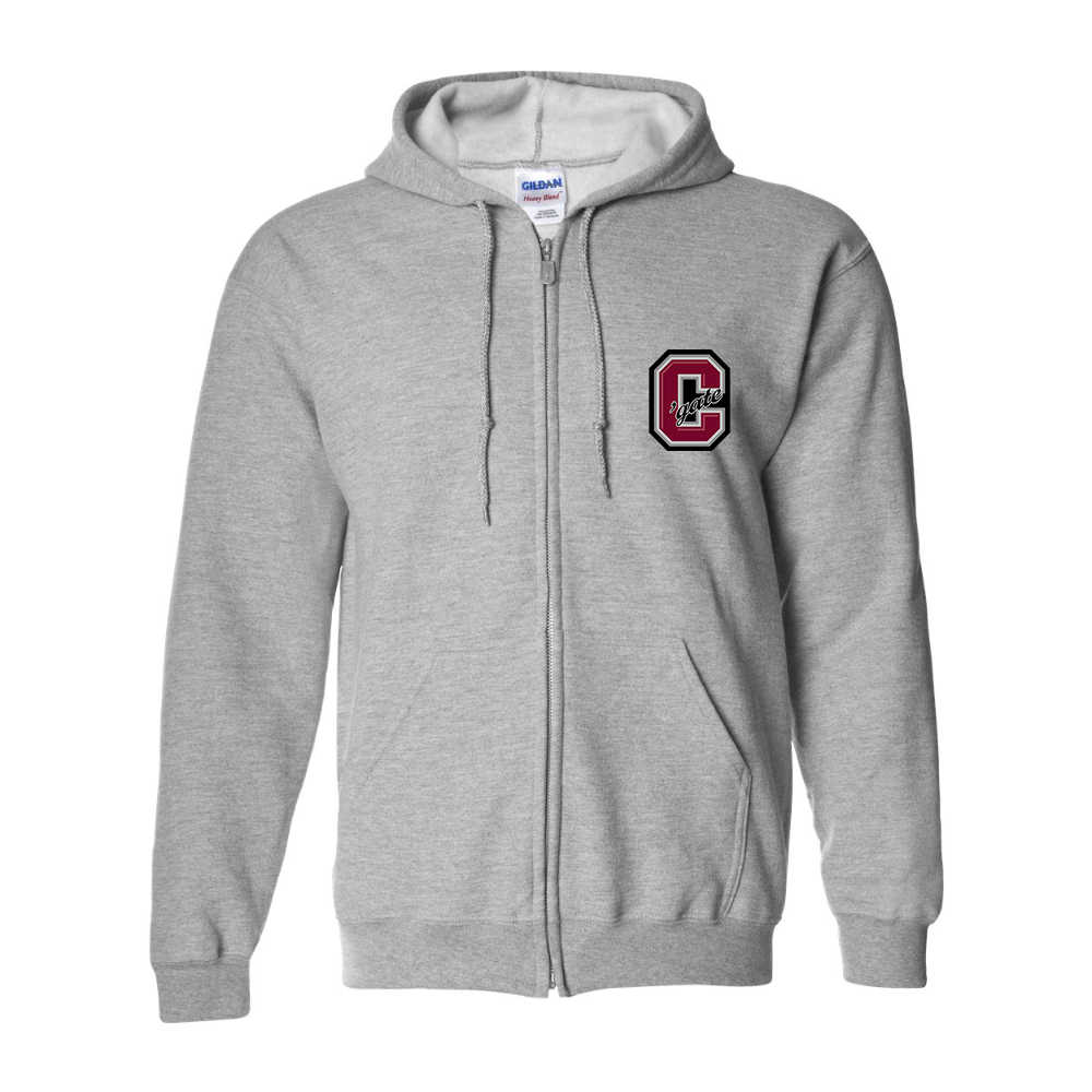 Men's  Colgate Raiders  Gildan  Heavy Blend Full Zip Hooded Sweatshirt