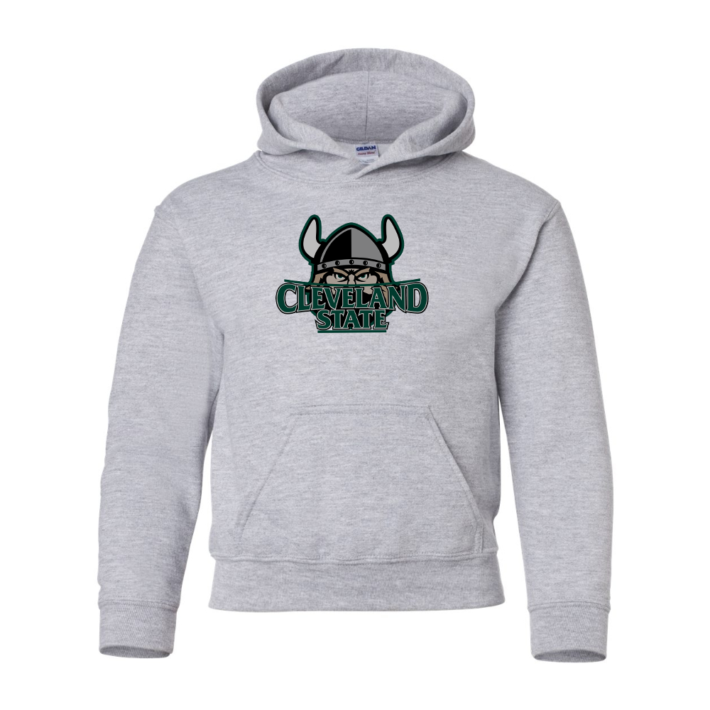 Youth  Cleveland State Vikings Gildan Heavy Blend  Hooded Sweatshirt