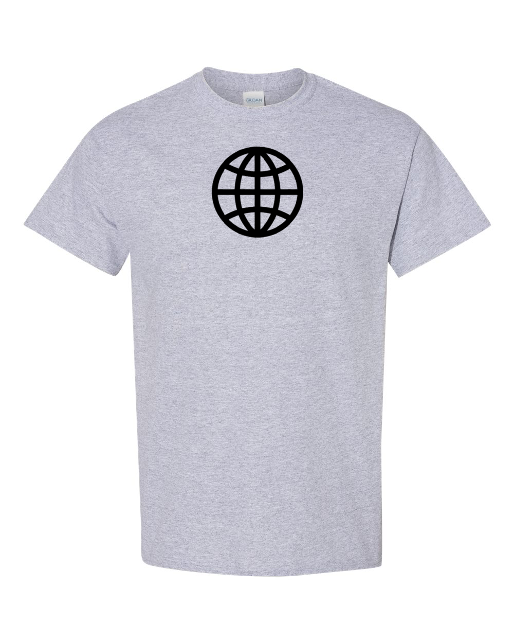 Men's  Internet Globe  Gildan Heavy Cotton T-Shirt
