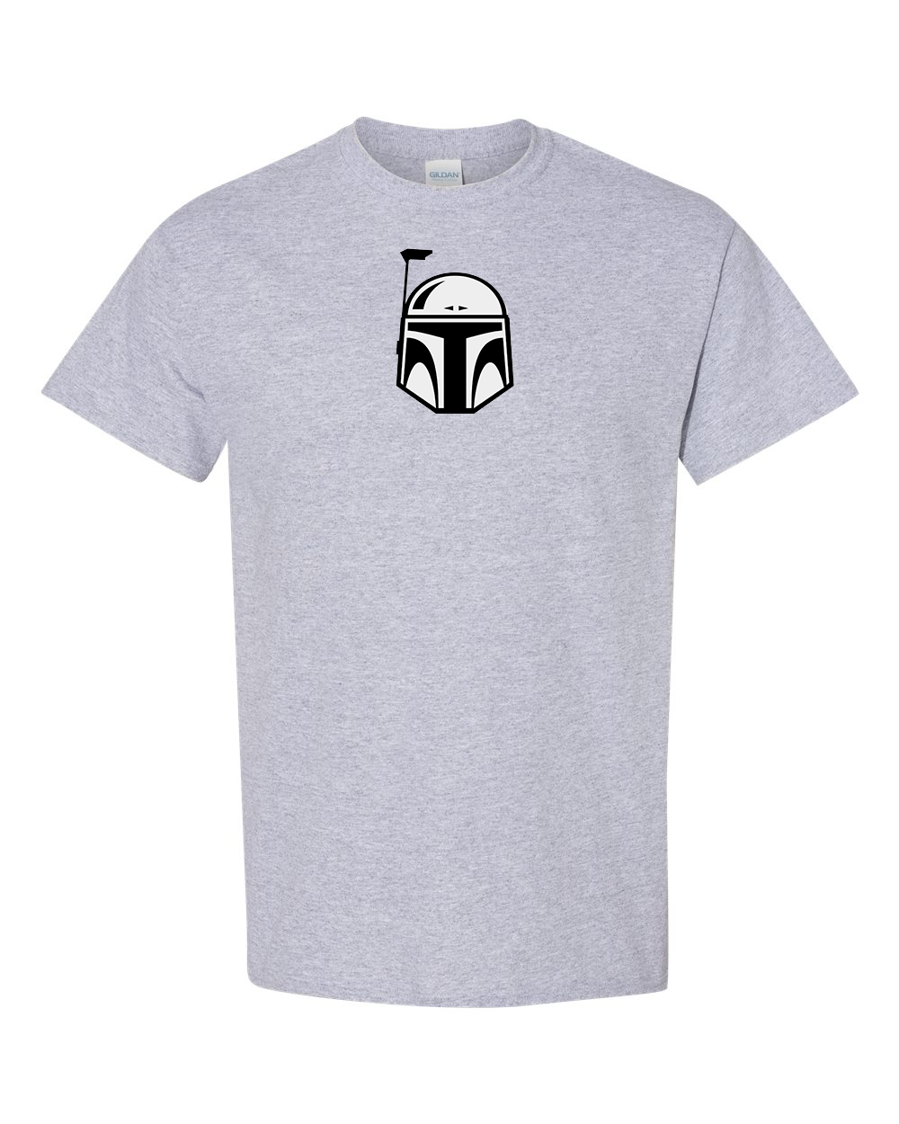 Men's Star Wars Boba Fett Helmet Gildan Heavy Cotton T-Shirt