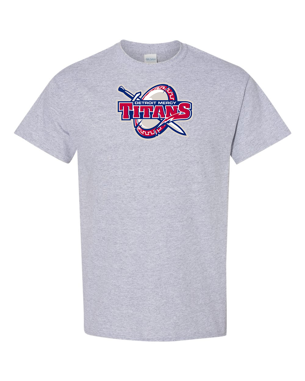 Men's Detroit Titans Gildan Heavy Cotton T-Shirt