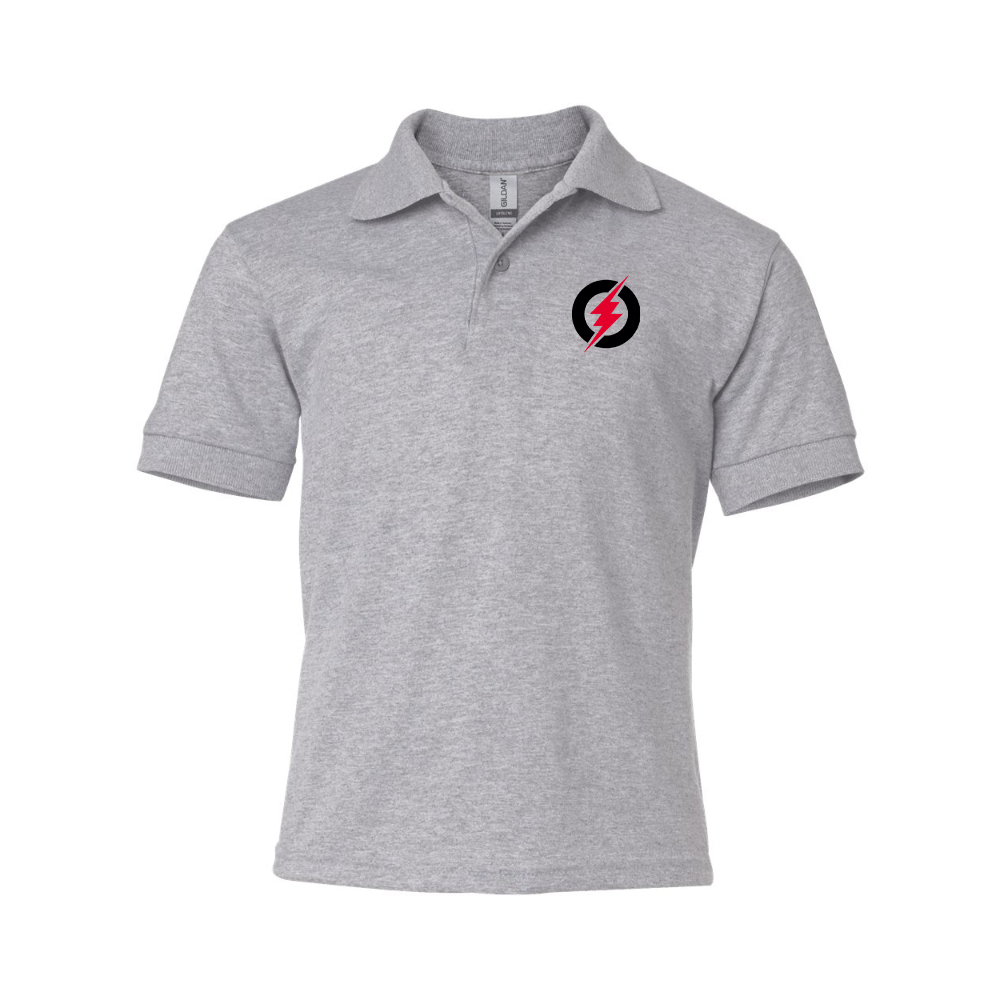 Youth Rayovac Lightning Gildan Dry Blend Jersey Polo
