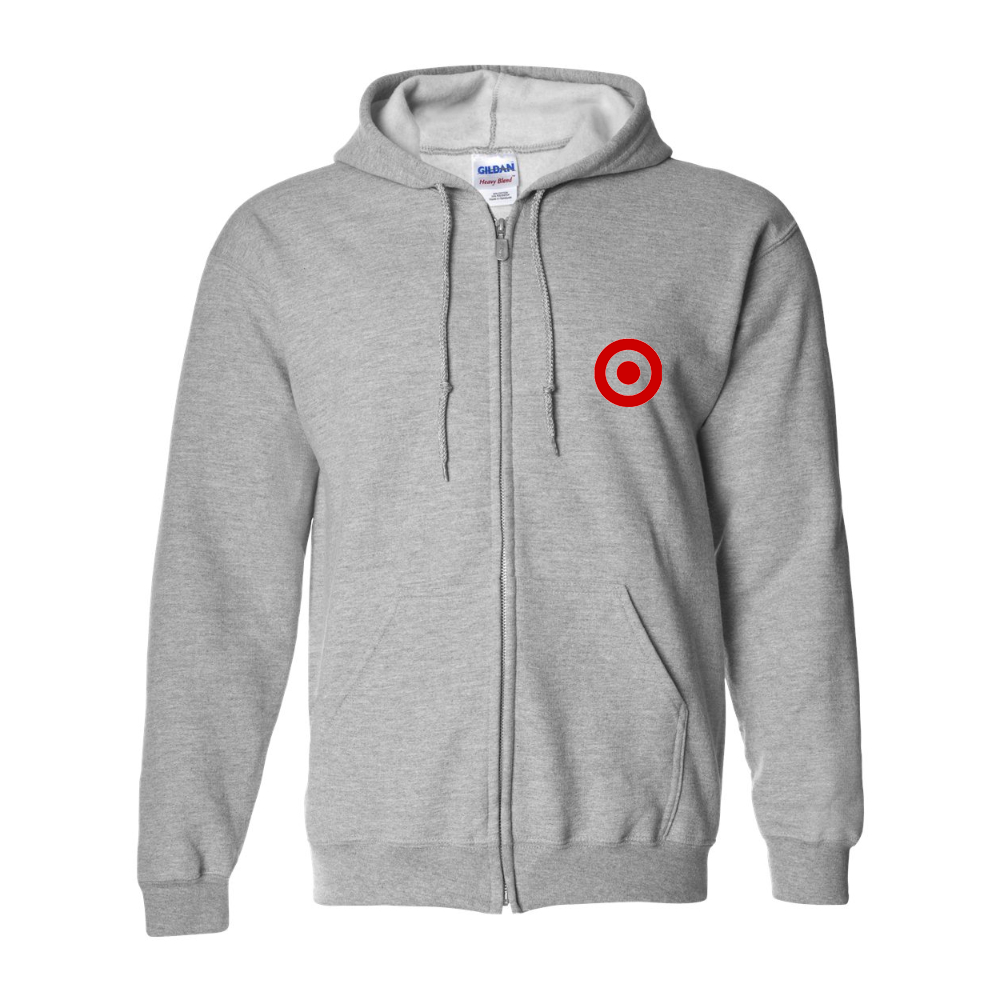 Men's Target Gildan  Heavy Blend Full Zip Hooded Sweatshirt