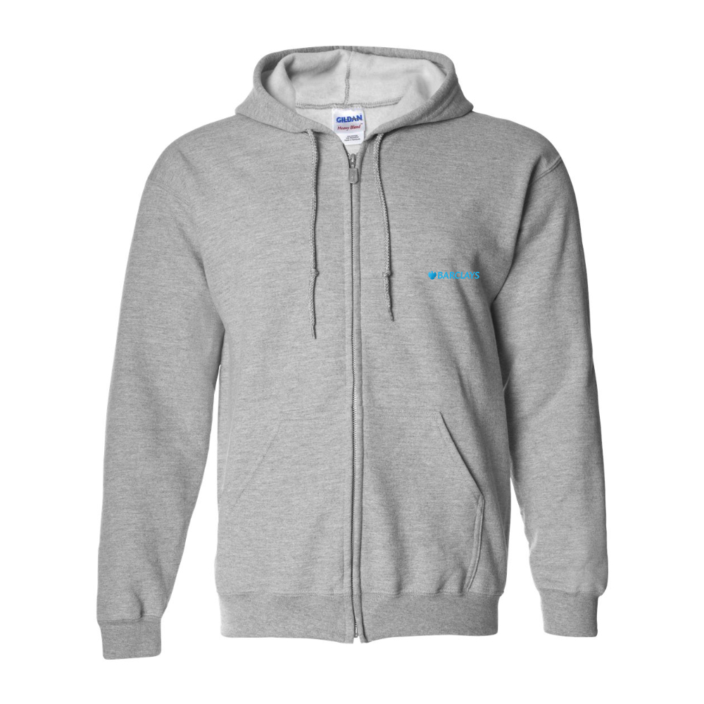 Men's Barclays  Gildan  Heavy Blend Full Zip Hooded Sweatshirt