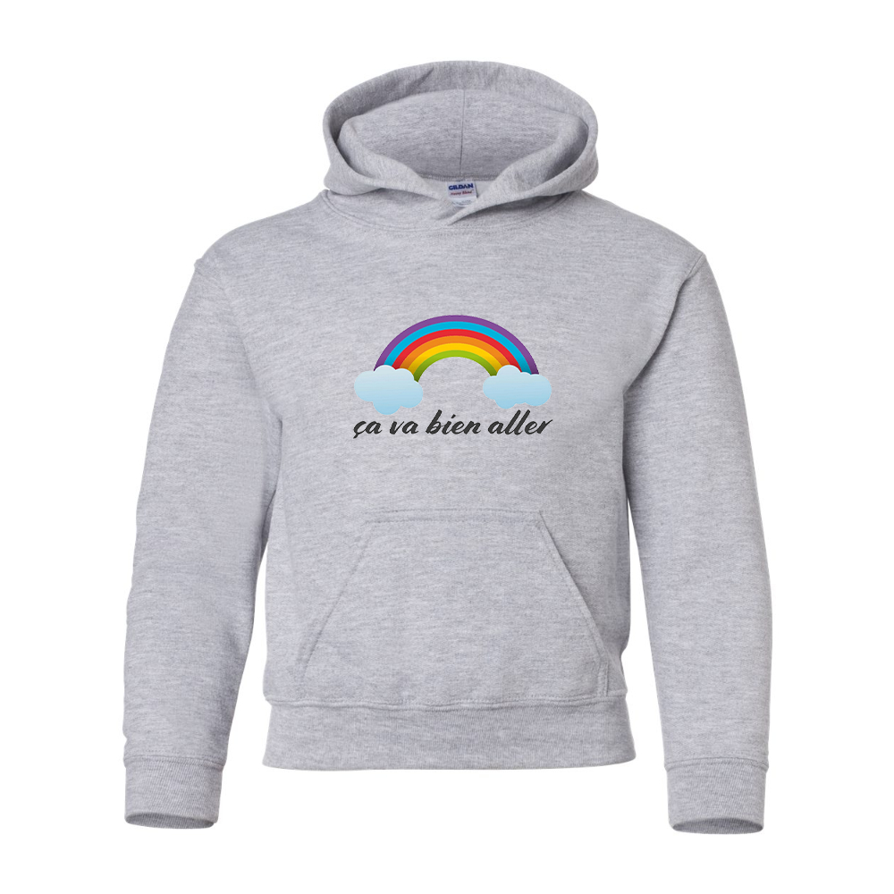 Youth Ça va bien aller Gildan Heavy Blend  Hooded Sweatshirt