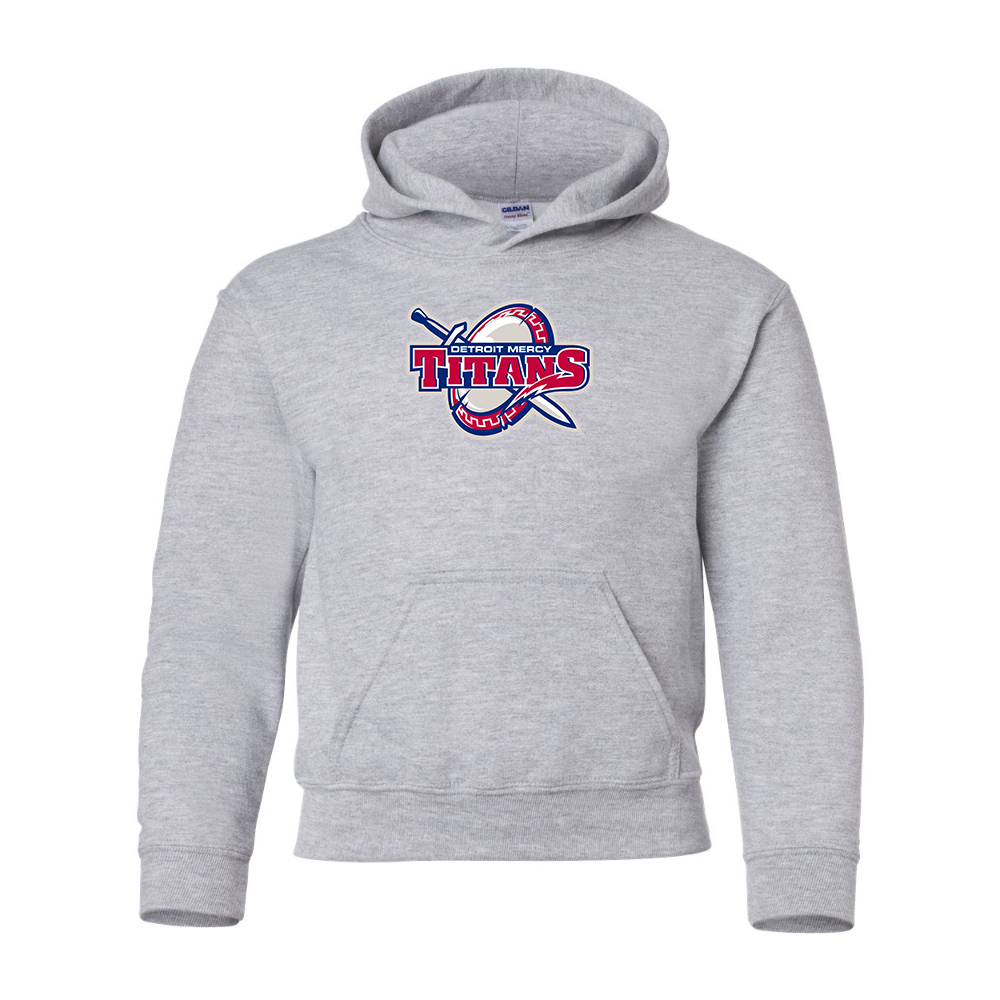 Youth Detroit Titans  Gildan Heavy Blend  Hooded Sweatshirt