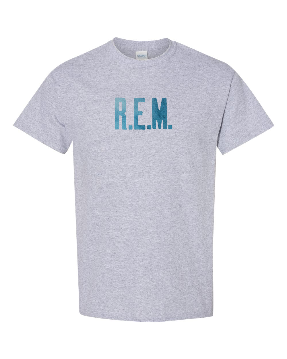 Men's R.E.M. Blue Gildan Heavy Cotton T-Shirt