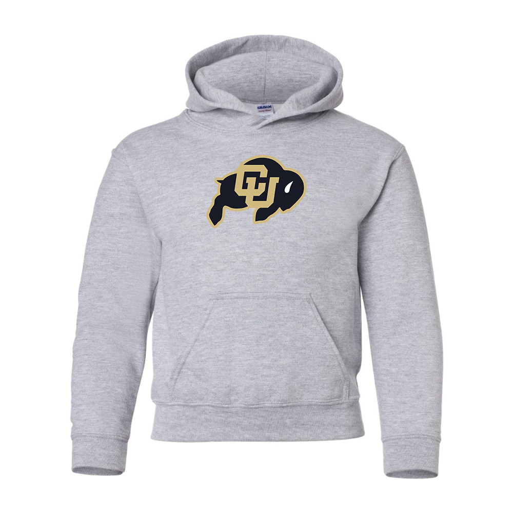Youth Colorado Buffaloes  Gildan Heavy Blend  Hooded Sweatshirt