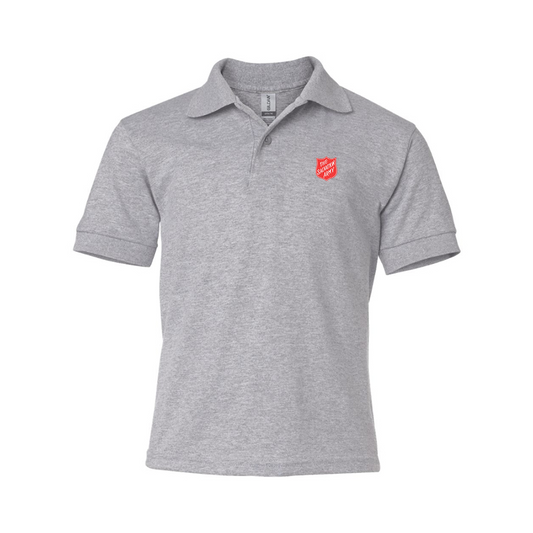 Youth  The Salvation Army Gildan Dry Blend Jersey Polo