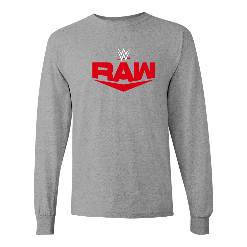 Men's  WWE Raw  Gildan Heavy Cotton Long Sleeve T-Shirt