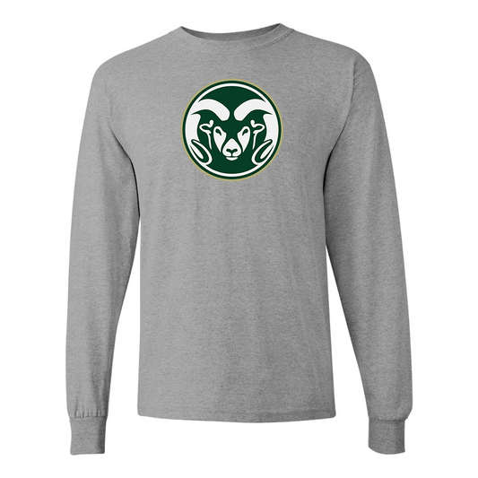 Men's  Colorado State Rams Gildan Heavy Cotton Long Sleeve T-Shirt