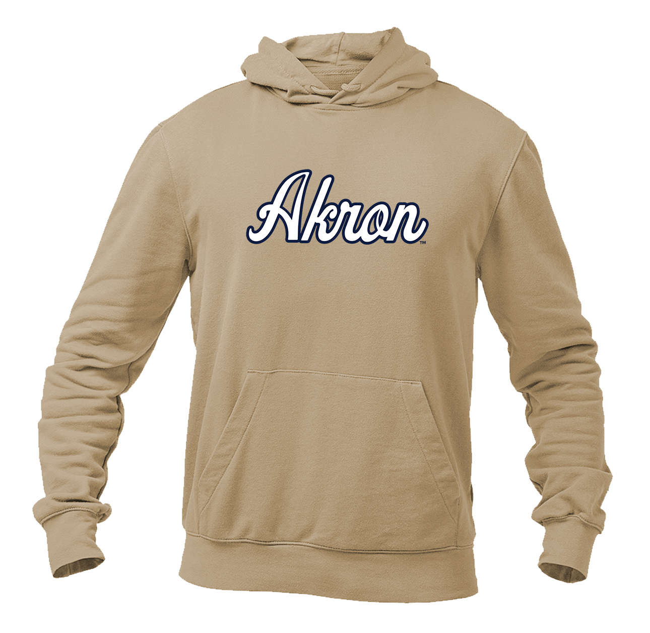 Men's Akron Zips  Softstyle Midweight Hooded Sweatshirt