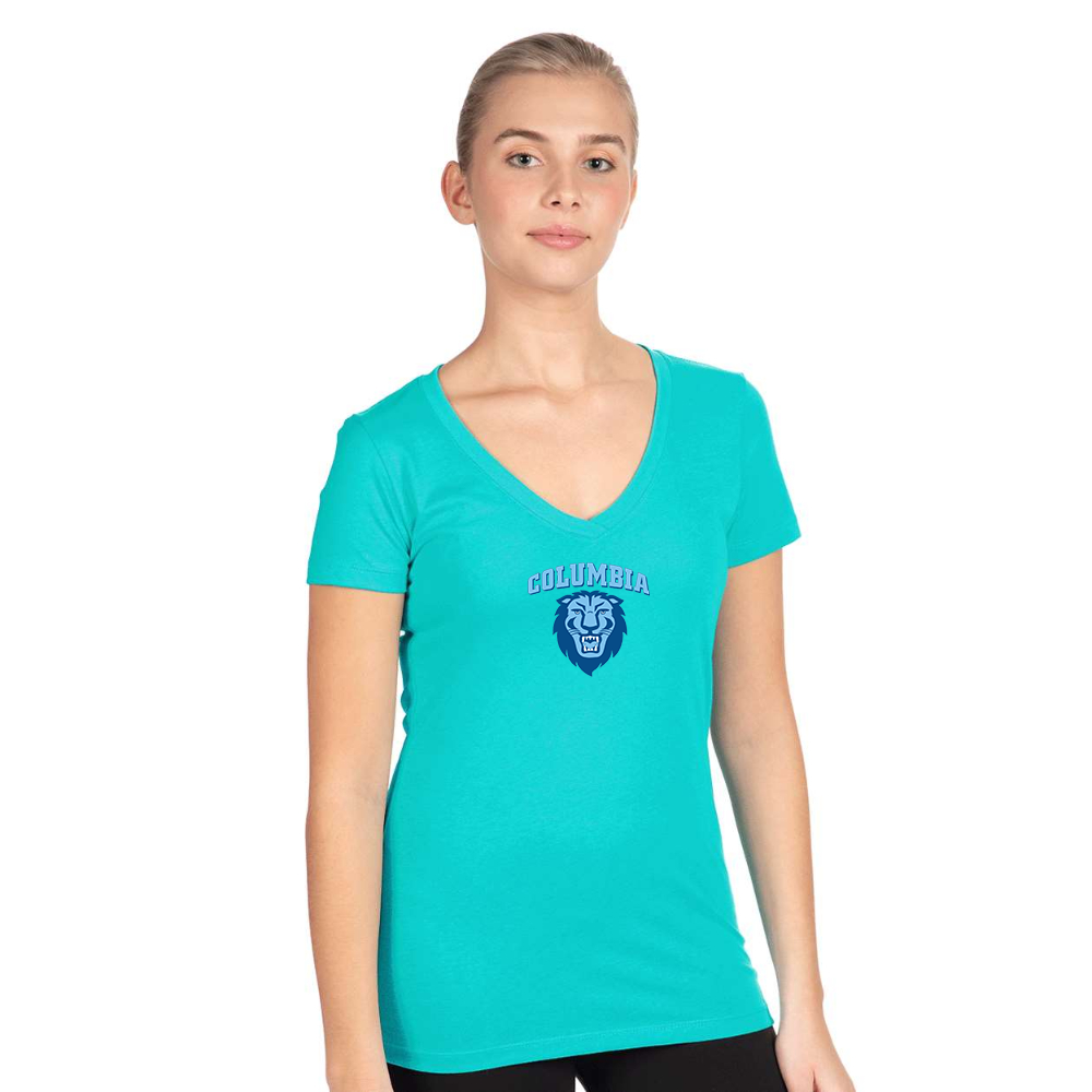 Women's  Columbia Lions Next Level V-Neck T-Shirt
