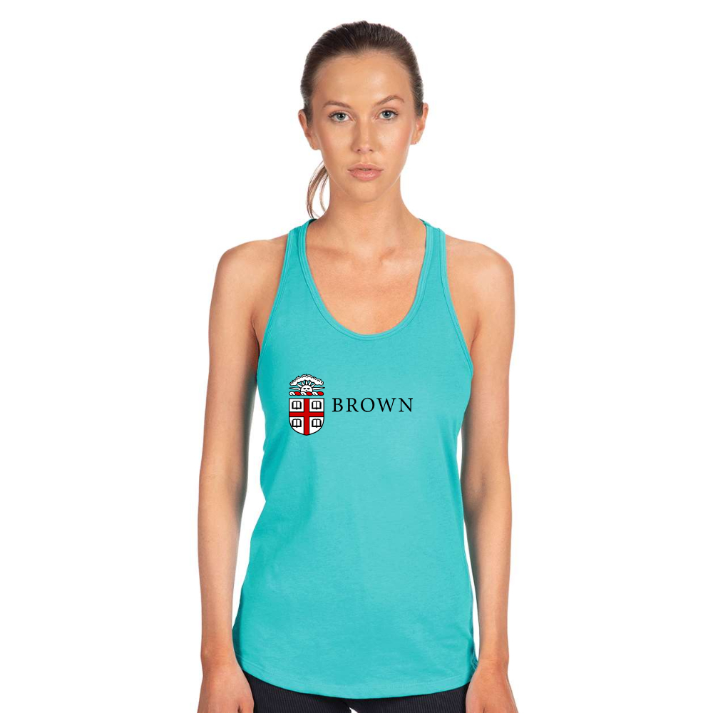 Women's Brown University  Next Level Ideal Racerback Tank
