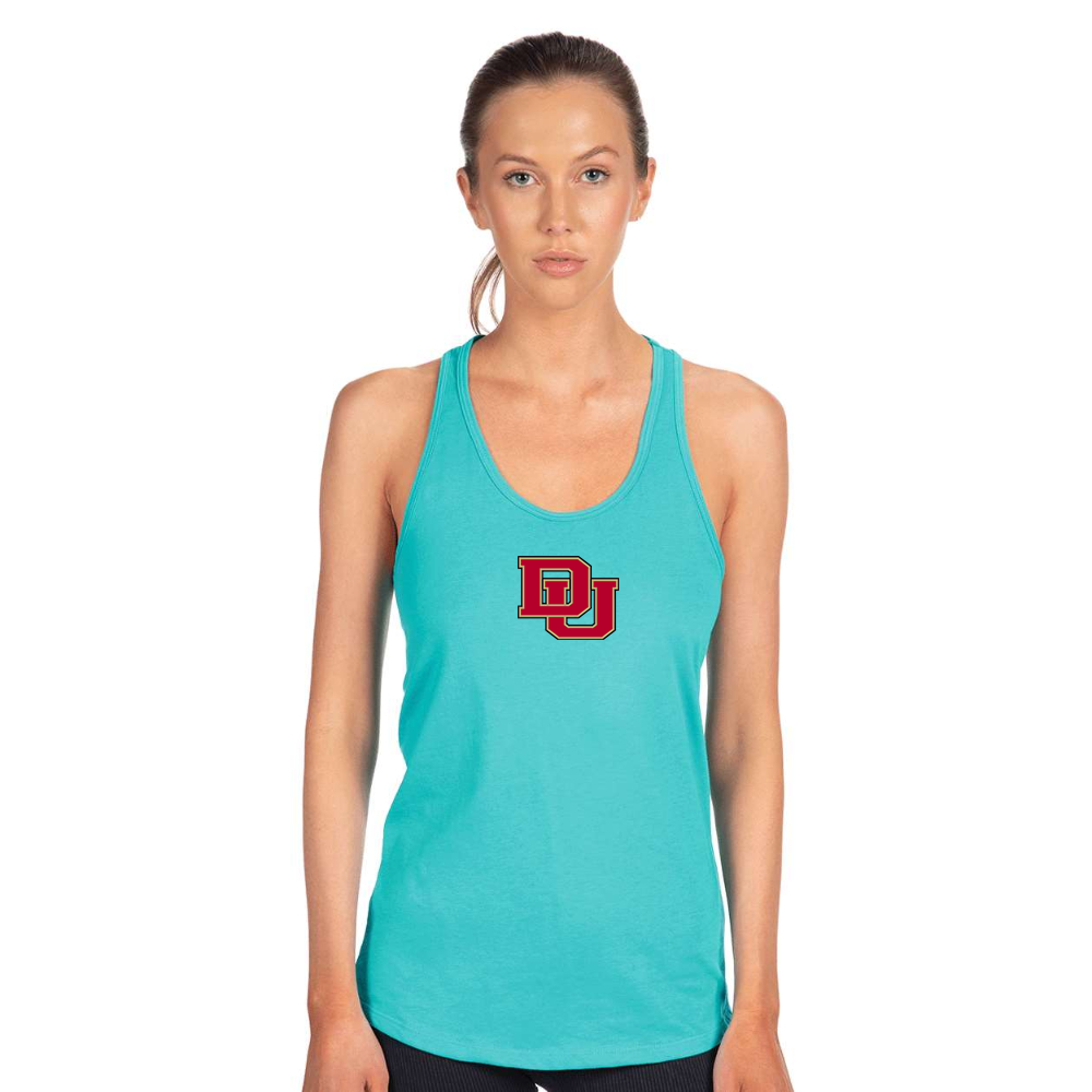 Women's Denver Pioneers  Next Level Ideal Racerback Tank