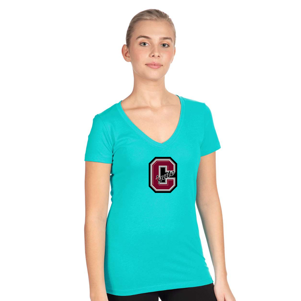 Women's  Colgate Raiders  Next Level V-Neck T-Shirt