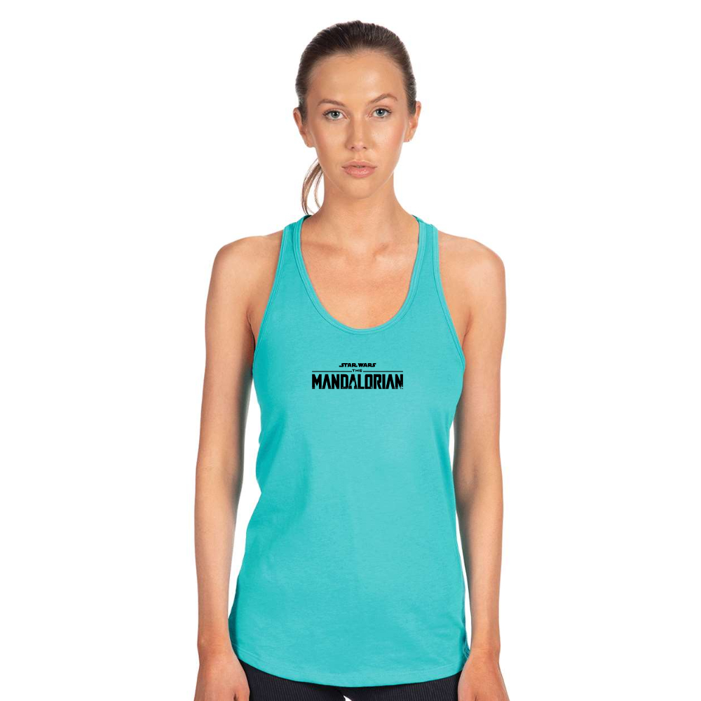 Women's Star Wars The Mandalorian Next Level Ideal Racerback Tank